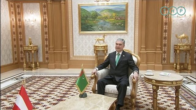 Национальный Лидер туркменского народа встретился с главой Туркмено-Австрийского общества смотреть онлайн