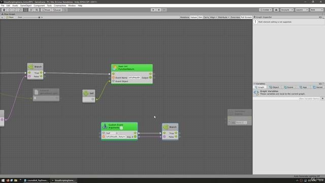 72. Visual Scripting Return Events