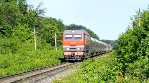 Тепловоз ТЭП70БС-294 Скорый поезд 93/94 Пенза-Москва