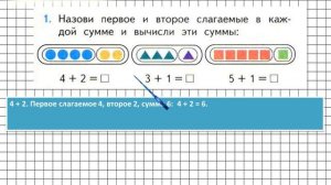Страница 86 Задание 1 – Математика 1 класс (Моро) Часть 1