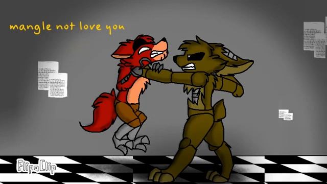 Foxy x Mangle автор:Foxdt XD смотреть онлайн