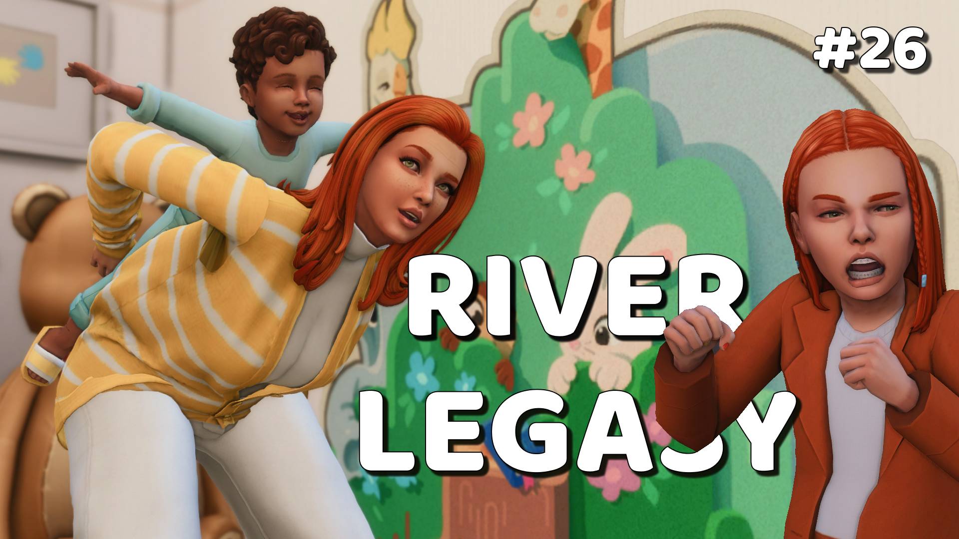 Эп.26  День рождения сыночка и бунтарка дочка  Династия Ривер  Симс 4