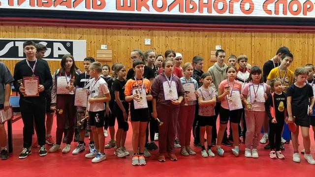 Общее построение школьников после соревнования «Симбириада-2022», 5 тур. смотреть онлайн