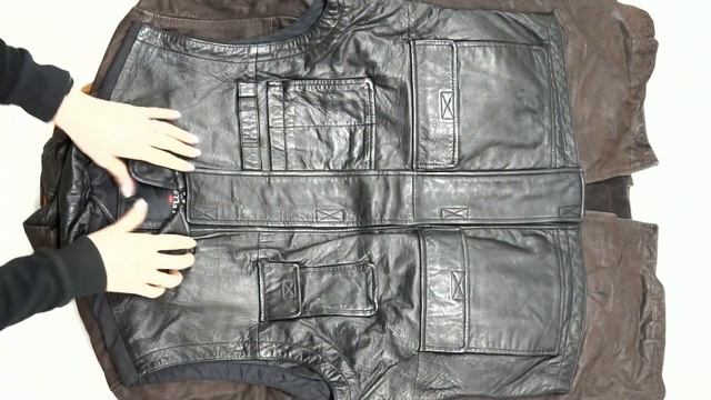 Мешок № 3851. Кожаные Куртки Винтаж, Швейцария! Арт 3667. Вес 34,6 кг. Кол-во 28 шт