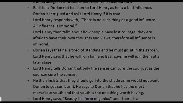 The Picture of Dorian Gray - Chapter 2 Summary смотреть онлайн