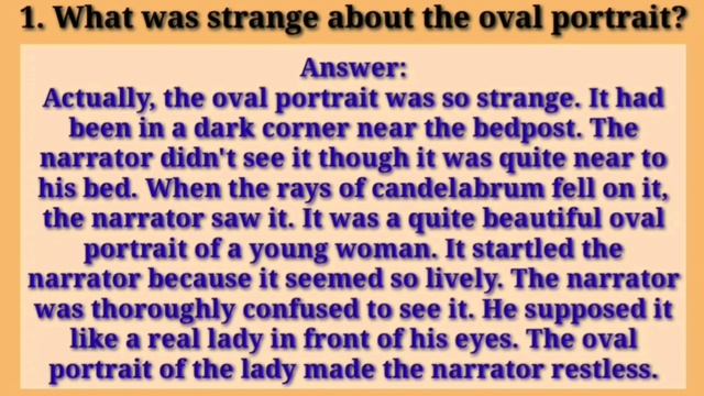 The Oval Portrait Summary in Nepali | Compulsory English Class 11| Neb New Course 2077 | Hseb Suraj