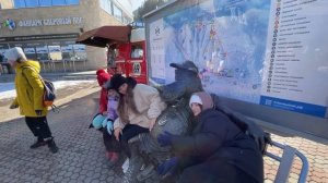 Говорящий волк в фанпарке Бобровый Лог в г. Красноярске. Любимый персонаж для фото