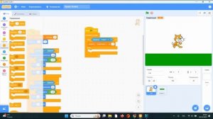 Изучение Scratch Урок 3 Как добавить в игру физику(гравитацию)