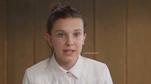 Millie Bobby Brown Calvin Klein Interview with Blue Eyes