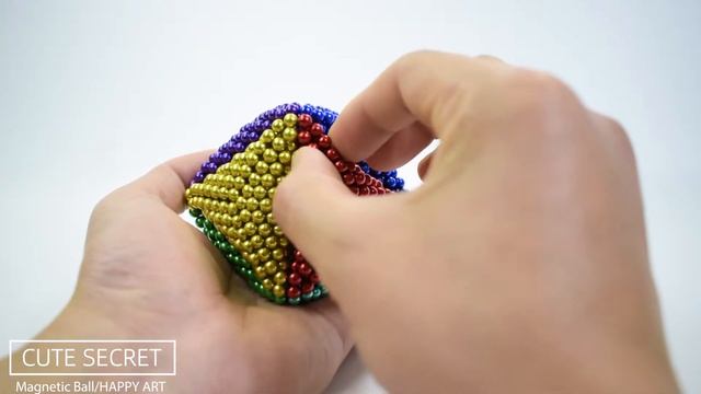 DIY—Color triangle cube from Magnetic balls смотреть онлайн