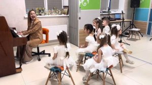 Урок вокала с малышами 4-5 лет. Преподаватель Тимофеева Е.Л. Детская школа искусств N3 г.Чебоксары