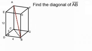 Pythagorean Theorem diagonals