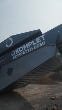 сортировка земли и песка грохот kompatto 5030