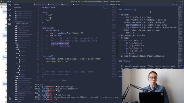 Cap. 23 – Tratamento de Erros – 3. Print & Log смотреть онлайн