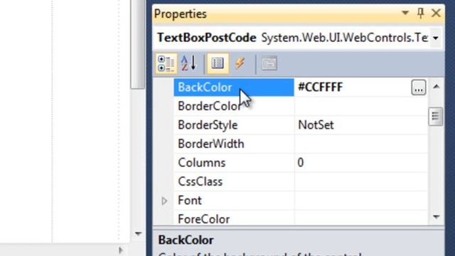 ASP.NET 4.0 Essential Skills Lesson 1-12: Change properties in Design view смотреть онлайн