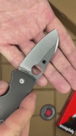 Острый, титановый хомяк!  Реплика Spyderco Techno 2 #ножи