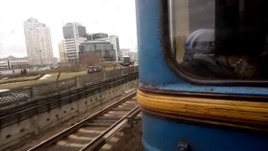 Поездка в ЁЖике. ( Вагоны метро типа «Еж») - Киев 2022