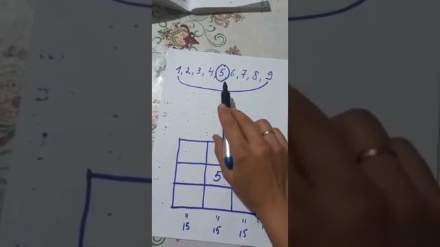 Сыйкырдуу математика. Магический  квадрат. Magic maths.