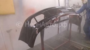 Покрытие лаком бампера с CANDY