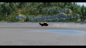 Езда на двух колёсах в BeamNGdrive