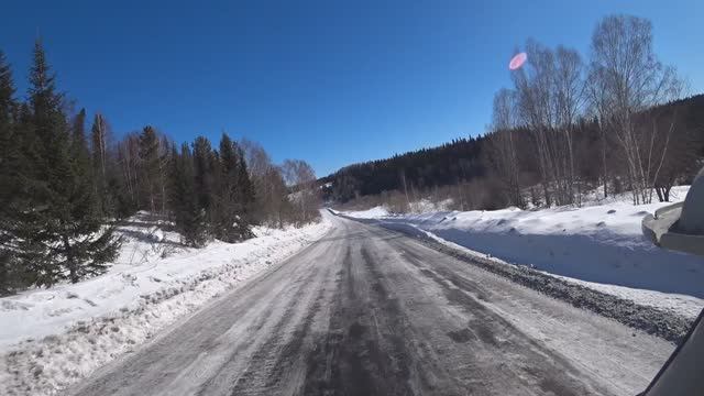 На снегоходе, урочище Полдневое