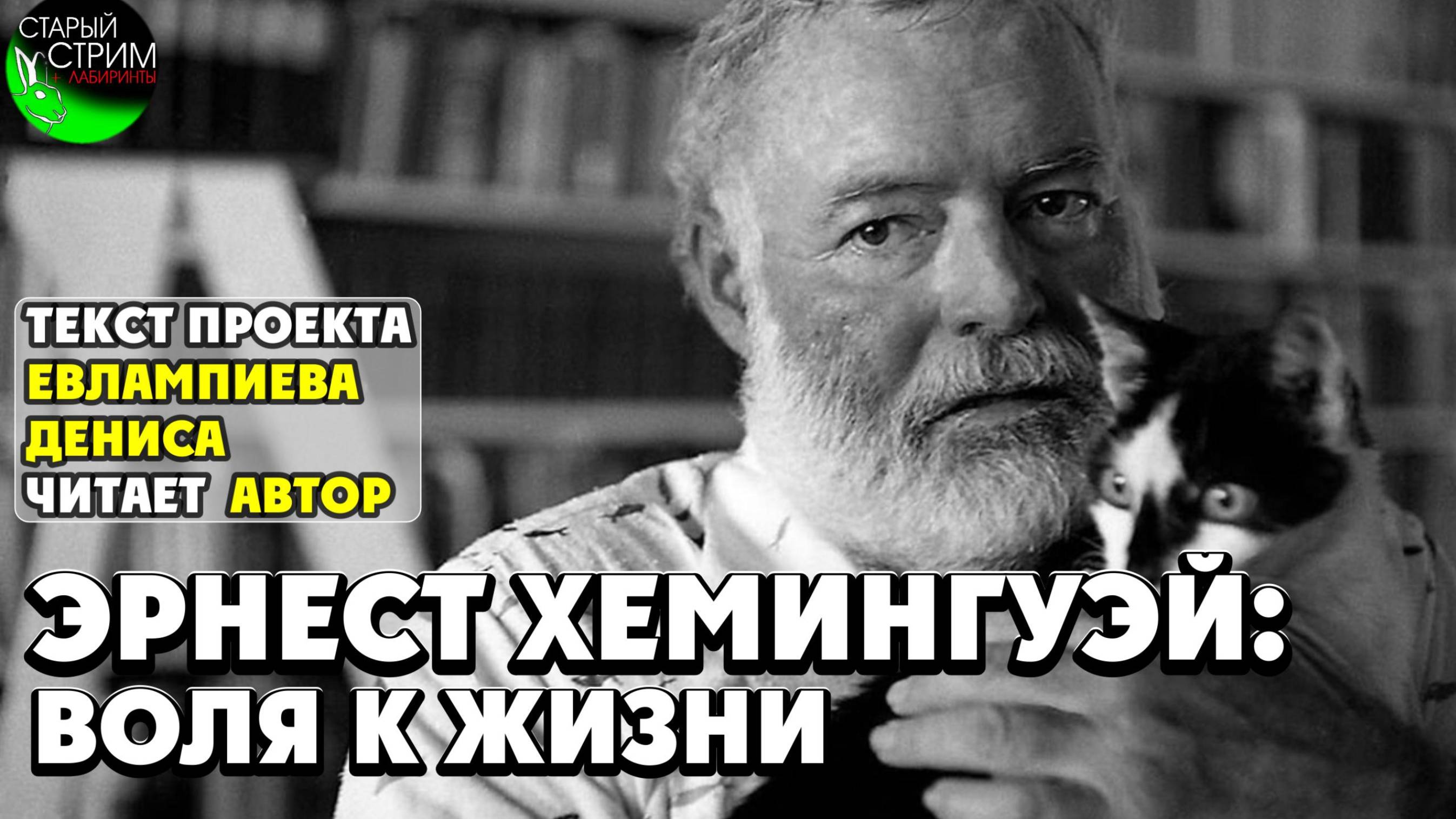 Эрнест Хемингуэй: воля к жизни I текст Евлампиева Дениса читает автор