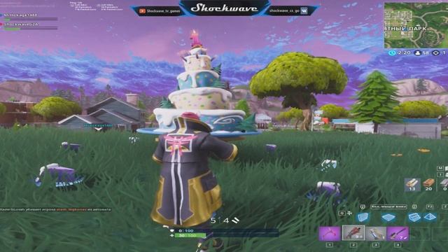 10 тортов Fortnite за минуту смотреть онлайн