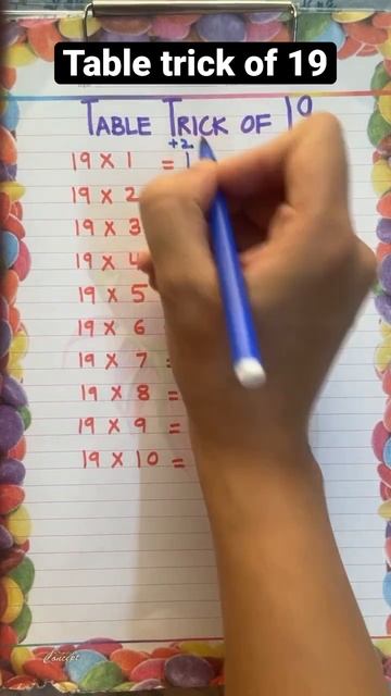 Table trick 19 #shortsfeed #shortsvideo #yt #youtubeshorts #maths #ytshorts #shorts #tableof19 #fyp смотреть онлайн