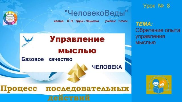 Управление мыслью Учебник "ЧеловекоВеды" 1 класс смотреть онлайн