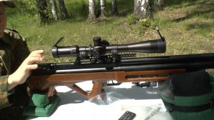 Стрельба из пневматики Edgun Matador R3M Long 50 метров