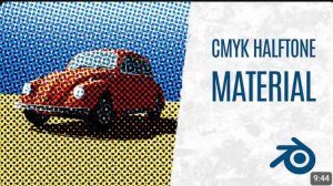 Полутоновый материал CMYK | Руководство по работе с Blender