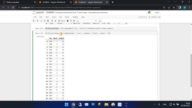 20. Сводные таблицы pivoting | Pandas | Python смотреть онлайн