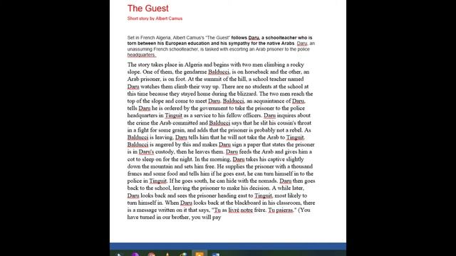 the guest by albert camus смотреть онлайн