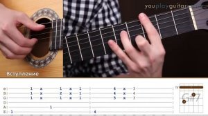 Как играть на гитаре Сергей Бабкин Белые рубашки