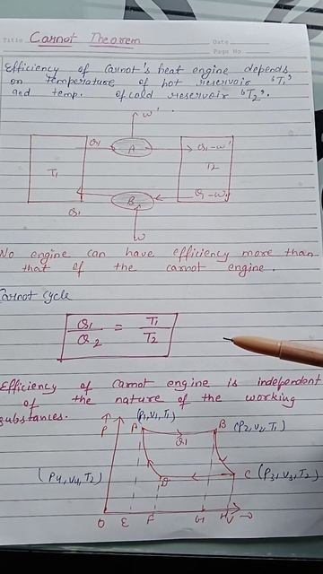 carnot theorem shorts youtubeshorts shortsvideo