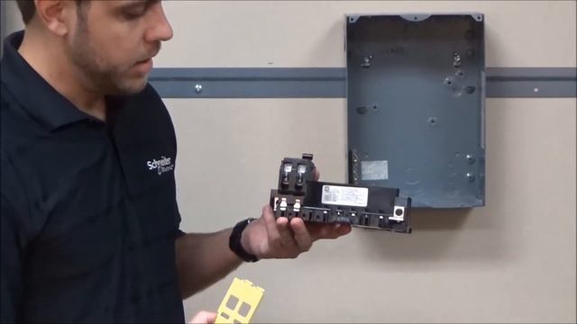 Installing Service Barrier in QO™ Low Amperage Series S00 Load Centers | Schneider Electric Support смотреть онлайн