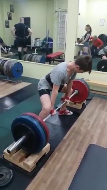 Тяга 160 кг в 14 лет. 😯😯😯 смотреть онлайн