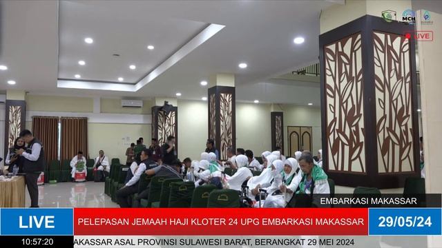 PELEPASAN KLOTER 24 UPG EMBARKASI MAKASSAR 1445 H/ 2024 M смотреть онлайн