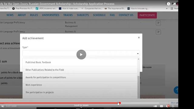 Step by Step Guide on applying to the Russian Open Door Scholarship Challenge 2021