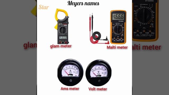 Elactrical meters and meter names /star / shorts смотреть онлайн