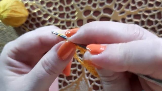 Ажурный красивый рисунок крючком для каймы смотреть онлайн