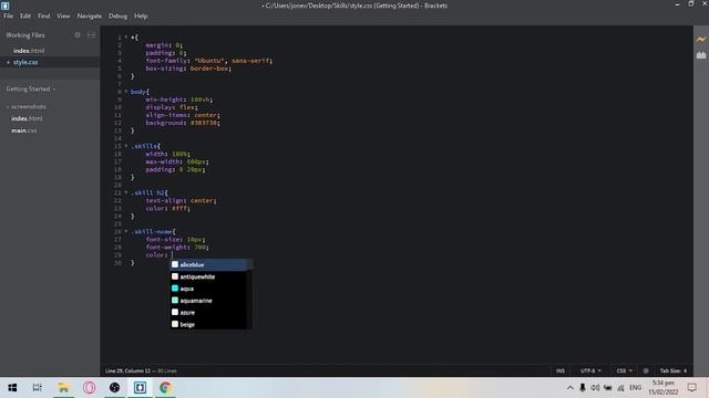 How to create animated skill bars using HTML and CSS only |Jon Brayden Codes