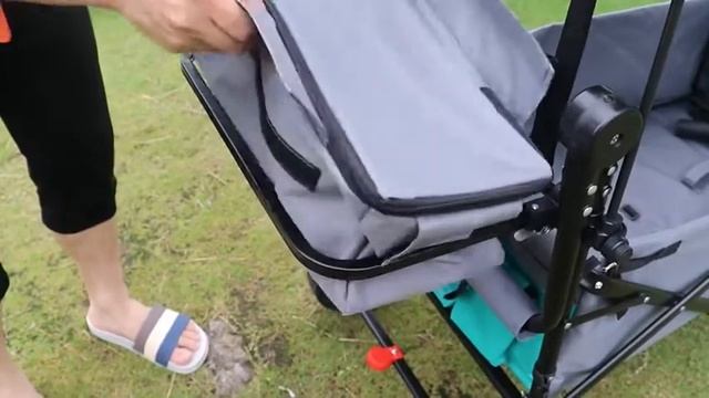 Foldable Baby wagon with canopy Kids Stroller