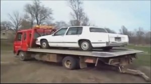 Забыл закрепить машину на эвакуаторе