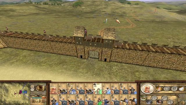 Бритты №16 с форой для ИИ. Macedon Expansion 1.4 Rome Total War. Последний бой германцев.