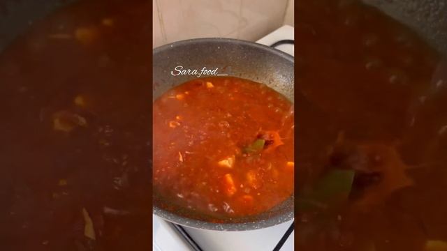 Спагетти на скорую руку. Рецепт в комм👇 #врек #втоп #рецепты #быстро￼ивкусно #спагетти #макароны