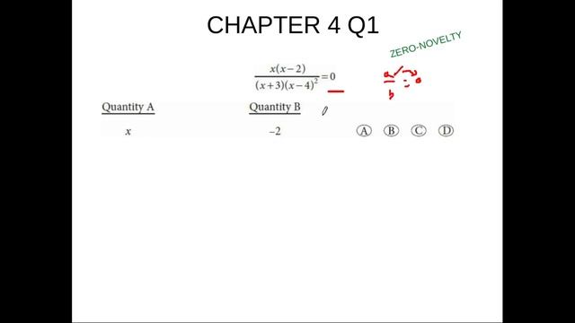 official quantitative GRE book: Algebra  question 1