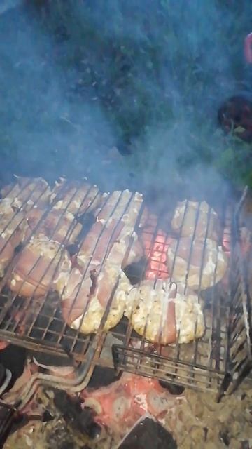 Котлеты в беконе на углях смотреть онлайн