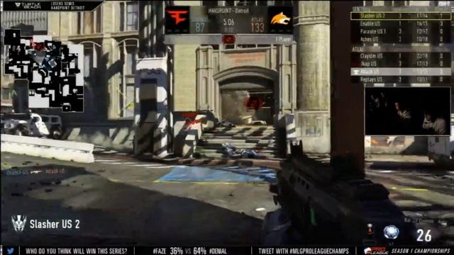 MLG AW Season 1 Playoffs - Denial Esports vs Faze Map 1(Losers Round 3) смотреть онлайн