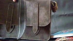 Кожаная сумка своими руками.Handmade leather bag.